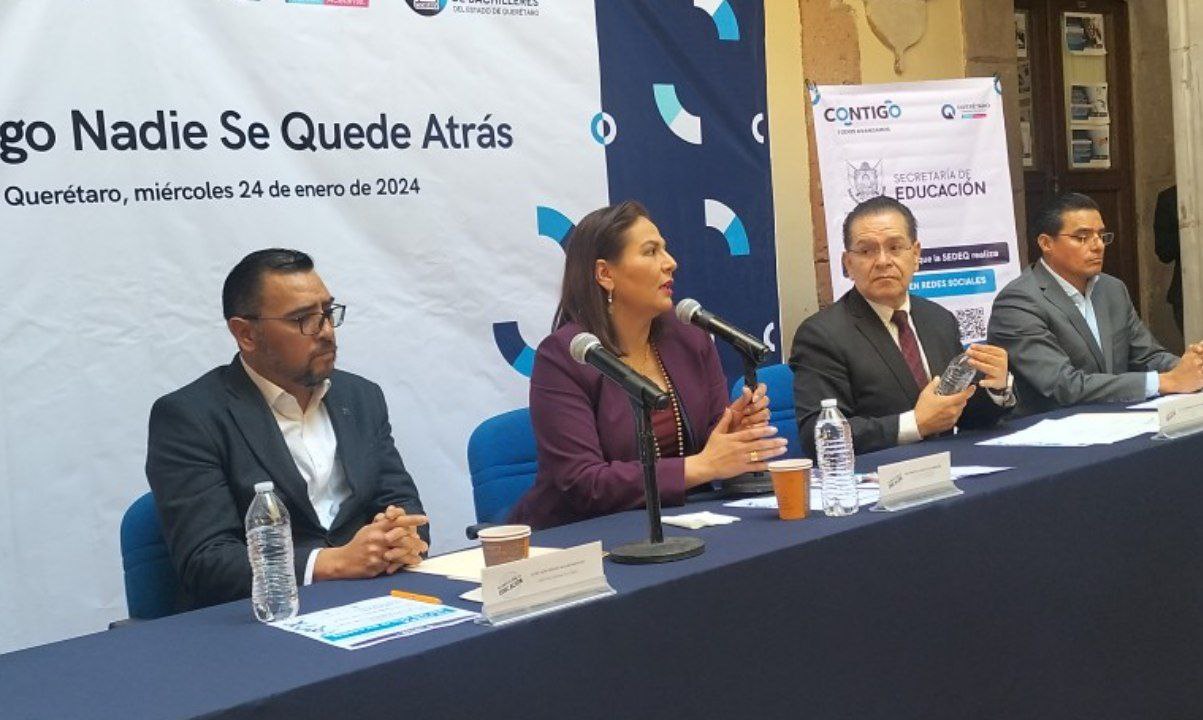 Colocan detectores de metales en dos escuelas del COBAQ para detección de armas 