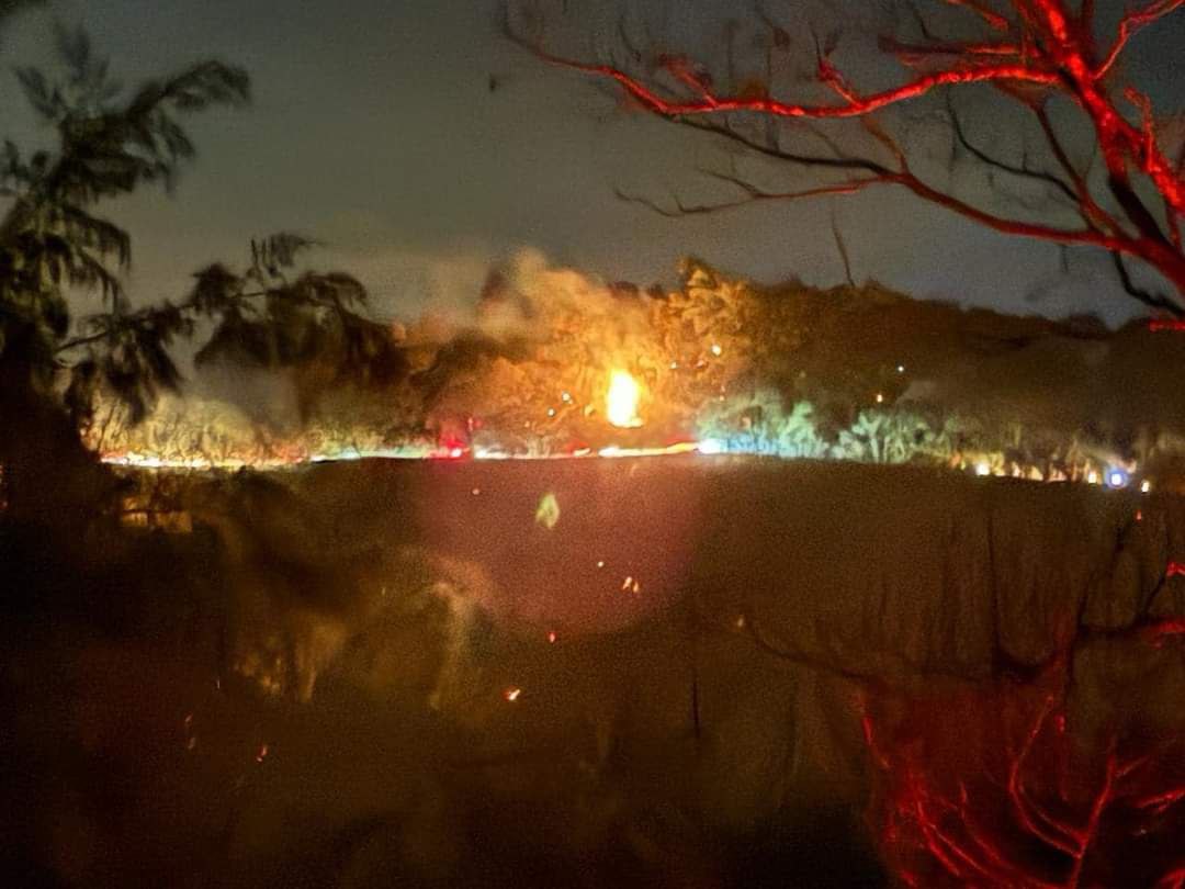 Se tiene un avance del 70% en el control del incendio forestal en Pinal de Amoles