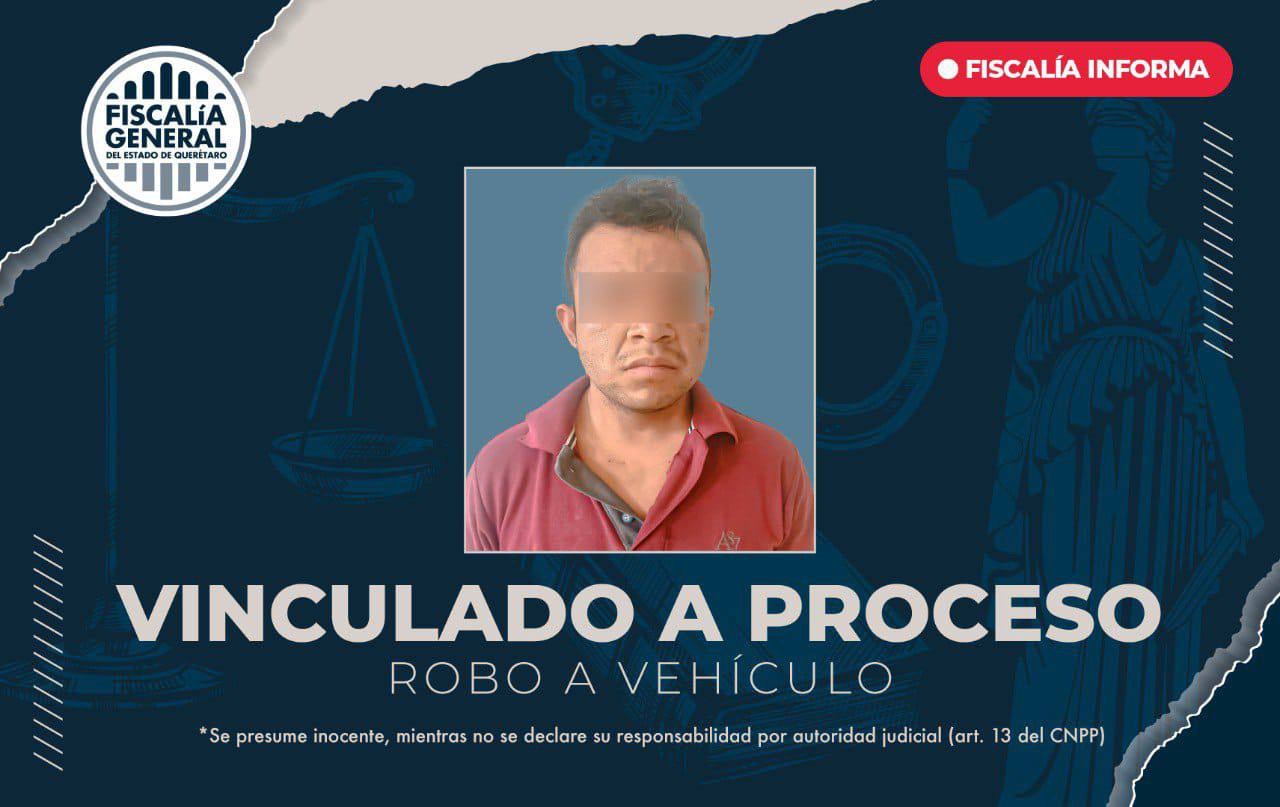 Cayó por violento robo de vehículo en Pedro Escobedo: Fiscalía logra sentencia condenatoria