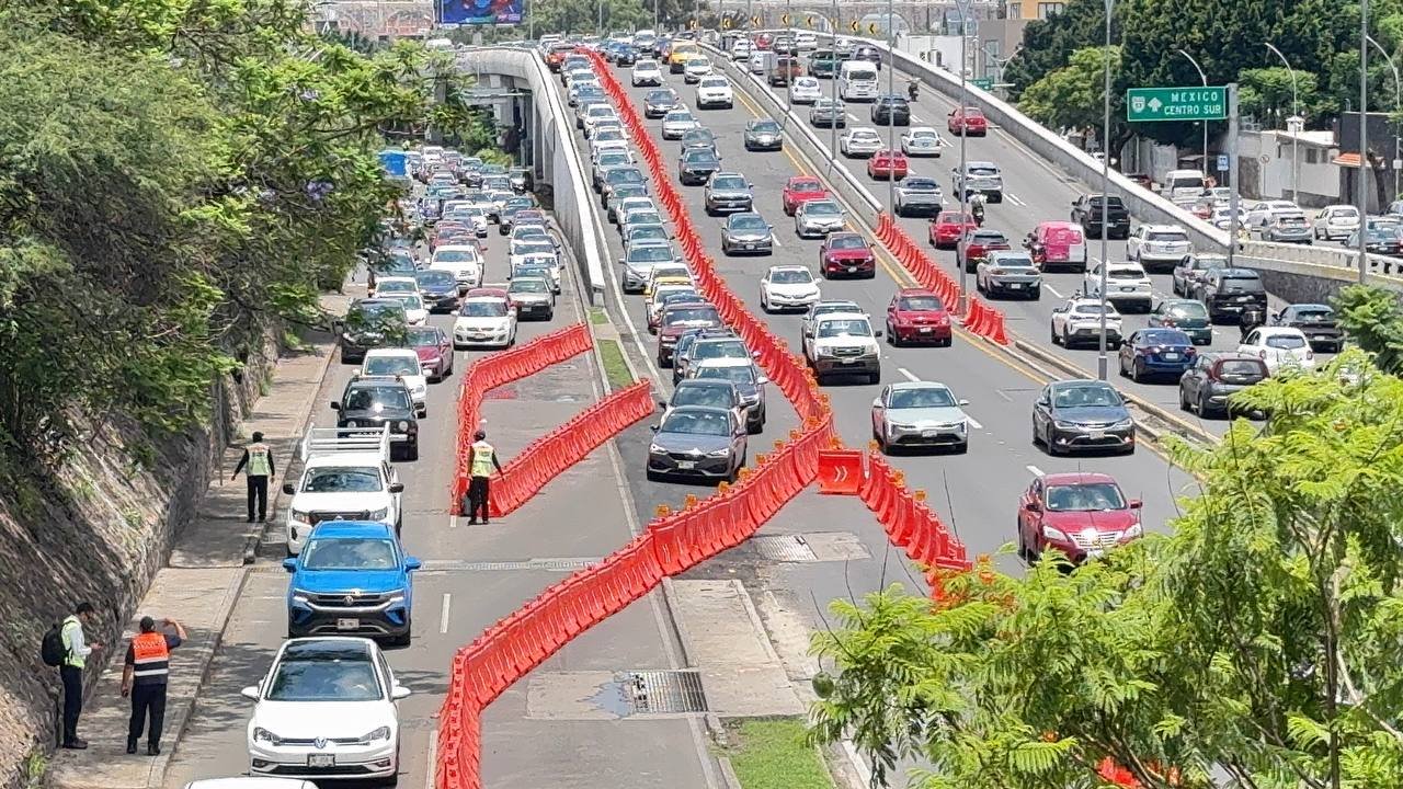 Si circulas por Bernardo Quintana, esto debes saber: continuarán los ajustes por las obras del tren
