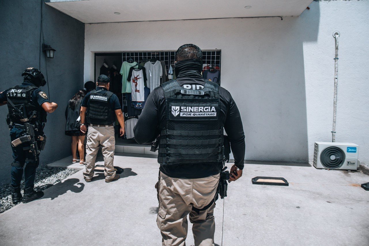 Ocho cateos, siete detenidos y droga asegurada: así fue el operativo Sinergia en Querétaro y Corregidora