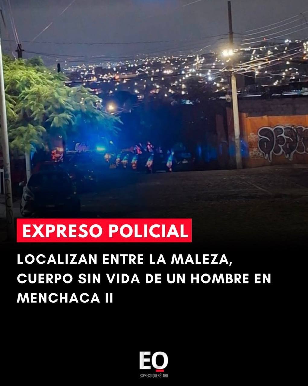 Localizan entre la maleza, cuerpo sin vida de un hombre en Menchaca II