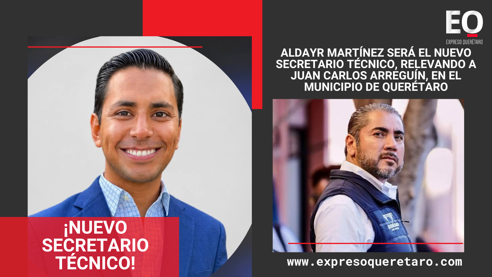 Llega Aldayr Martínez a sustituir a Carlos Arreguín en Municipio de Querétaro