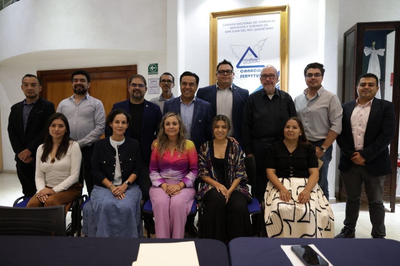 Luis Nava fortalece alianza con la CANACO de San Juan del Río para impulsar la política social