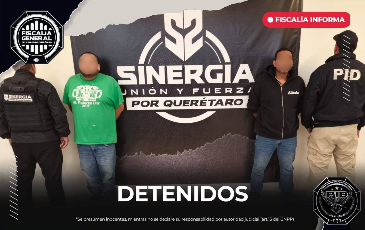 Querétaro ||🚨👥⛓️ Detiene la Fiscalía a dos probables implicados en el robo a camión de valores en Plaza Boulevares en diciembre de 2025; los imputados habrían disparado contra los custodios para sustraer dinero en efectivo.