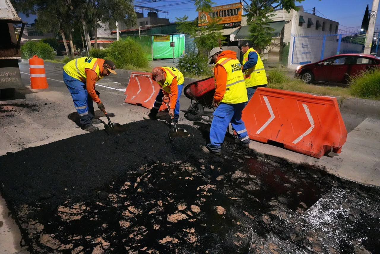 Temporada de lluvias dispara los reportes de baches; Municipio ya atendió más de 28 mil