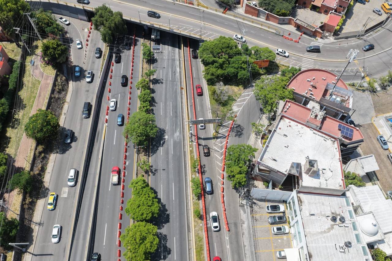 Obras del tren siguen arriba del puente; habrá cierres nocturnos en Bernardo Quintana