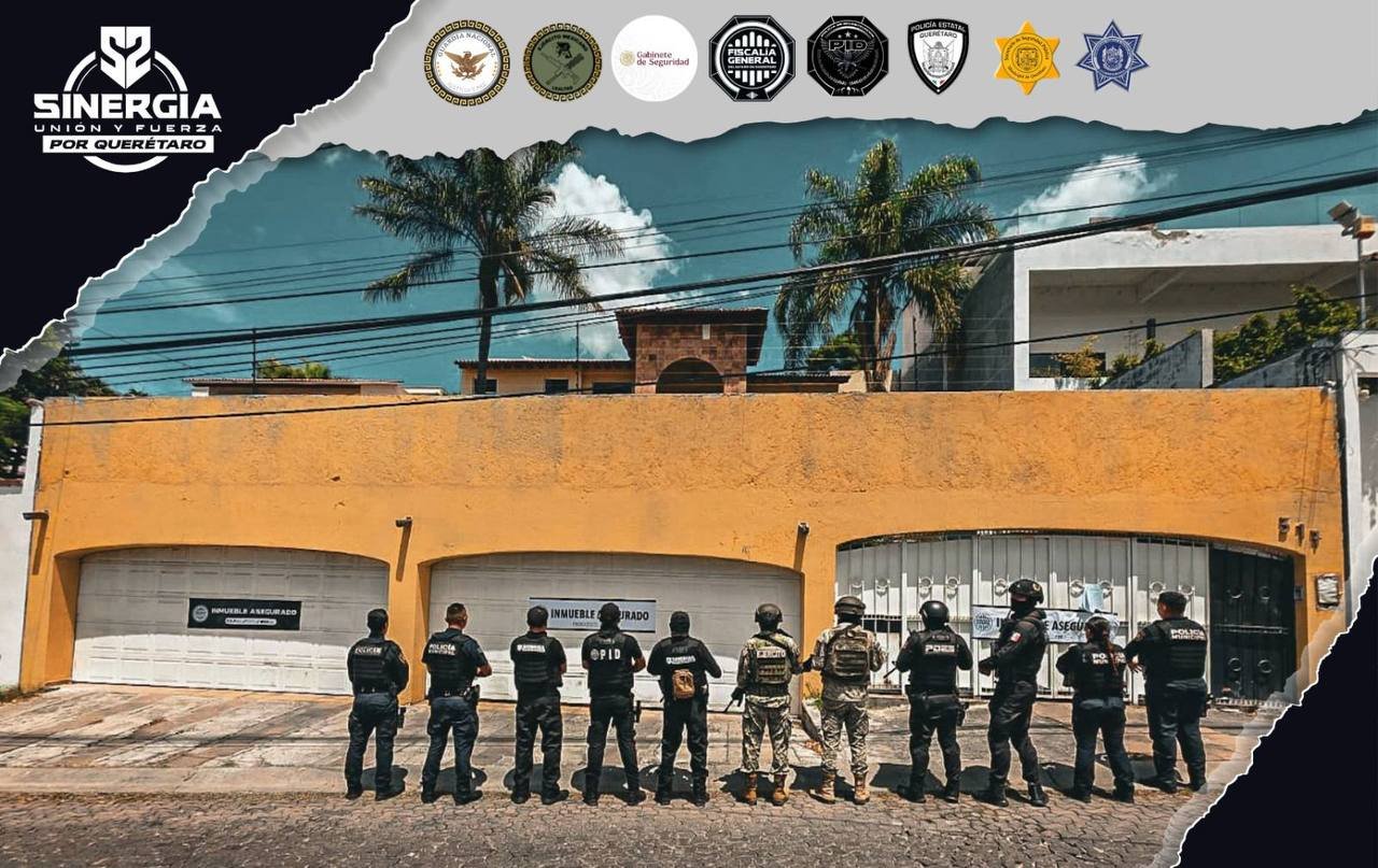 Más de 40 kilos de metanfetamina y casi 9 de marihuana, el saldo de cateo en Juriquilla