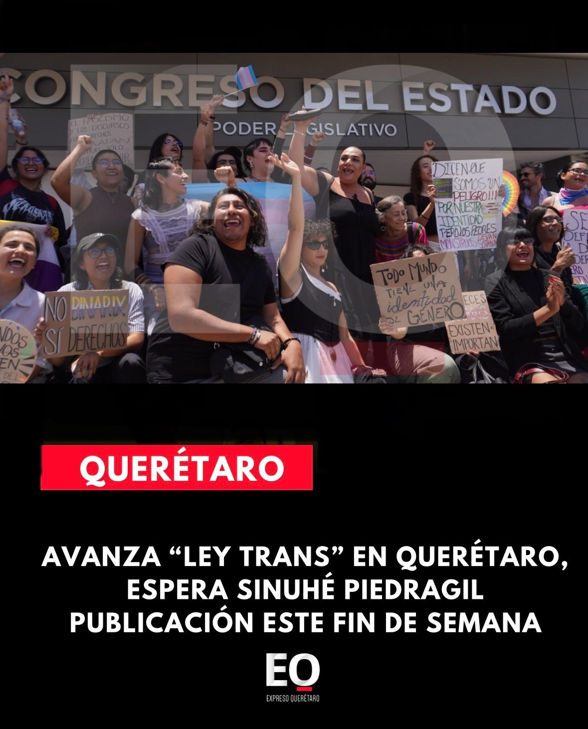 Avanza “ley trans” en Querétaro, espera Sinuhé Piedragil publicación este fin de semana