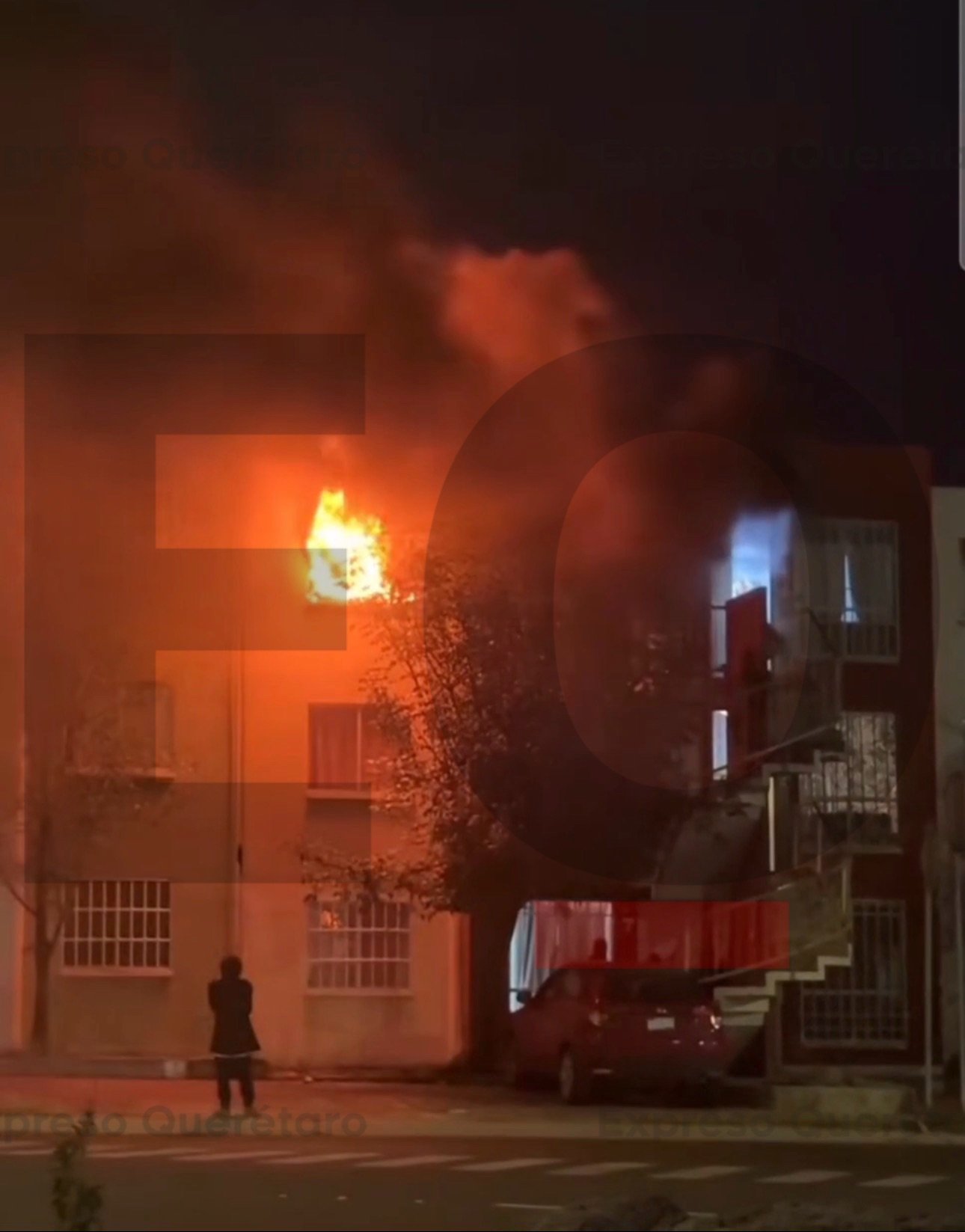 Controlan incendio en departamento de La Pradera, El Marqués