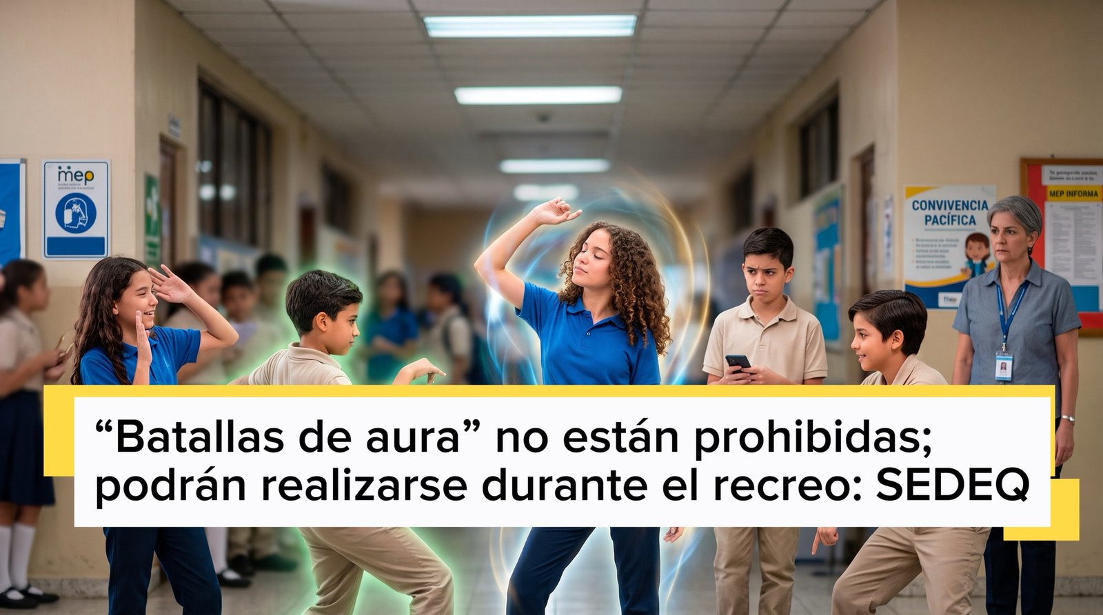“Batallas de aura” no están prohibidas; podrán realizarse durante el recreo: SEDEQ