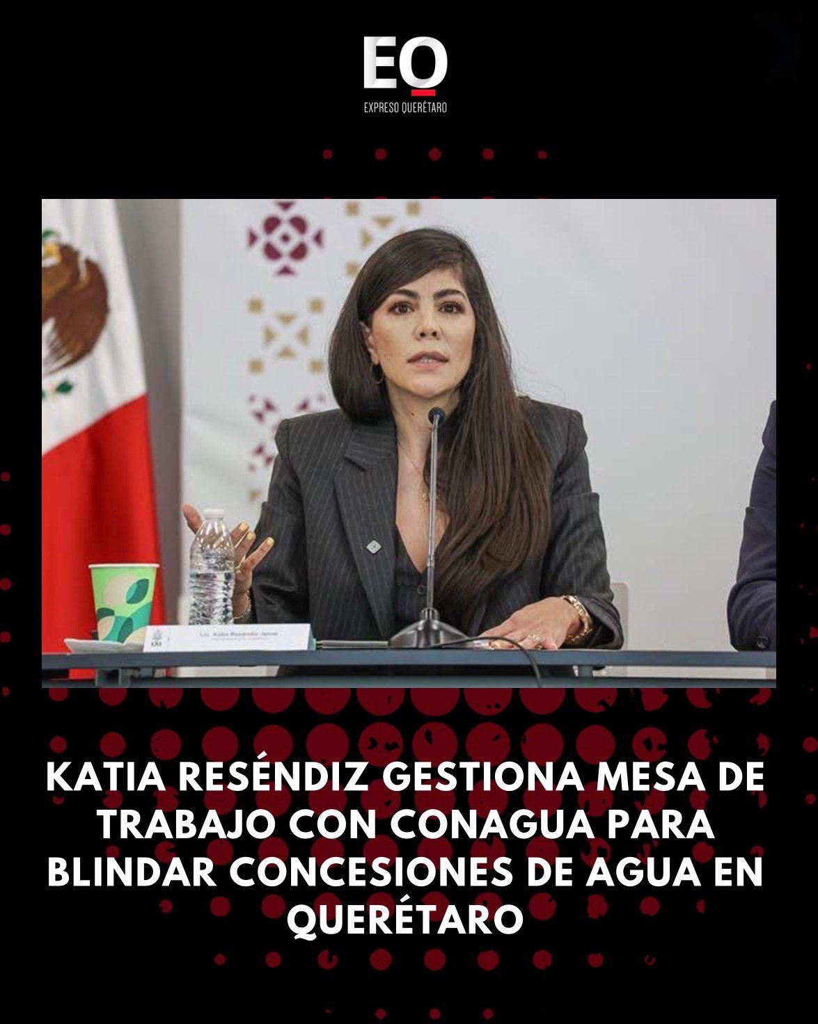 Katia Reséndiz gestiona mesa de trabajo con Conagua para blindar concesiones de agua en Querétaro