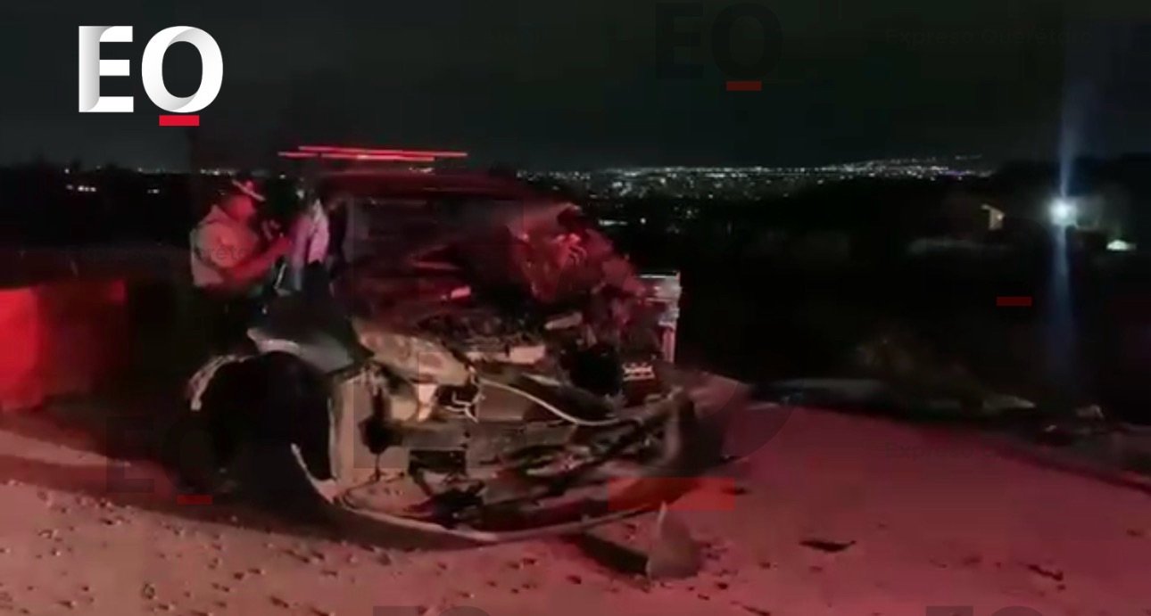 Conductor resulta lesionado tras fuerte accidente en la carretera 57