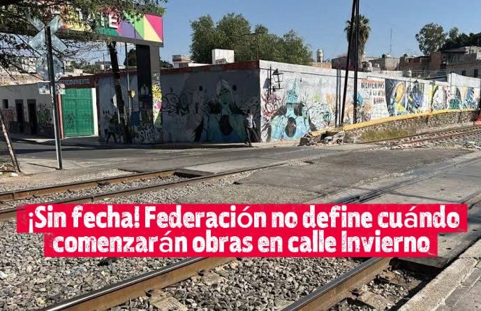¡Sin fecha! Federación no define cuándo comenzarán obras en calle Invierno 