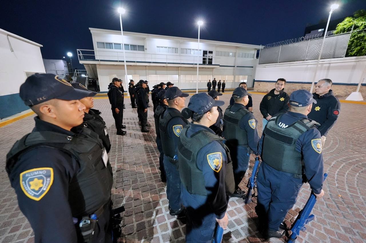 Madrugan, entrenan y estudian: así se preparan los nuevos policías de Querétaro