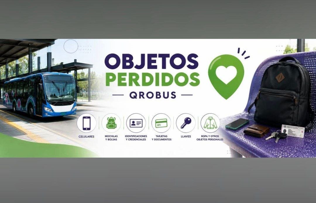 ¿Olvidaste algo en el transporte? AMEQ tiene un área de objetos perdidos