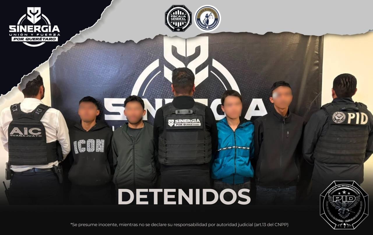 Caen cuatro en Querétaro por presunto homicidio cometido en Guanajuato