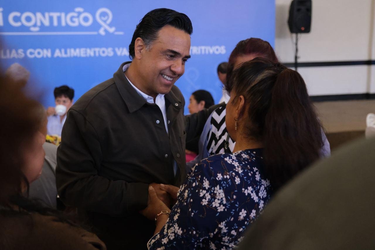 Fortalece Luis Nava el programa alimentario “Contigo en tu mesa” en la Zona Metropolitana