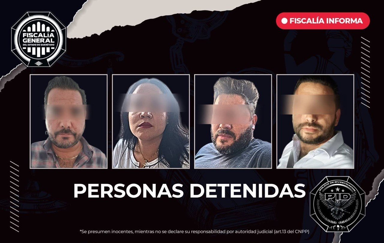 Detienen a cuatro personas en notaría al intentar realizar compraventa de inmueble con documentos presuntamente apócrifos