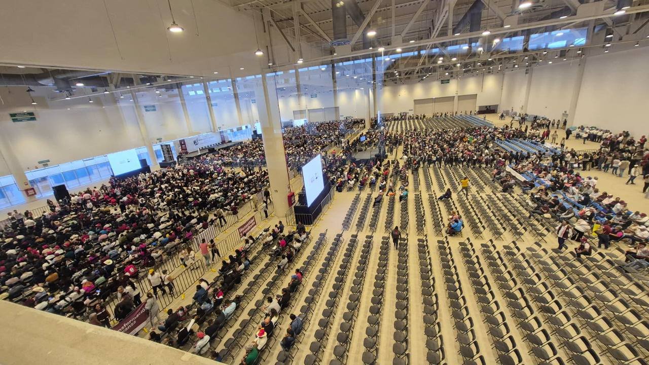 Sheinbaum reúne a cerca de 5 mil personas en Querétaro; Gobernación reportó lleno total