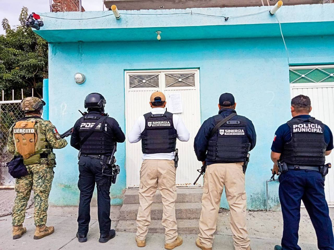 Cateos simultáneos en Juriquilla y Santa Rosa Jáuregui dejan un inmueble asegurado