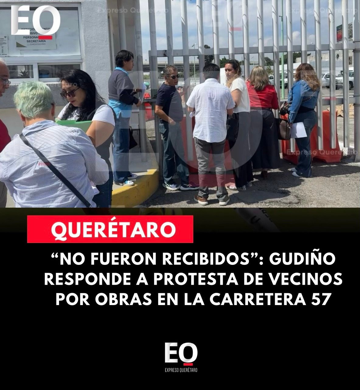 “No fueron recibidos”: Gudiño responde a protesta de vecinos por obras en la carretera 57