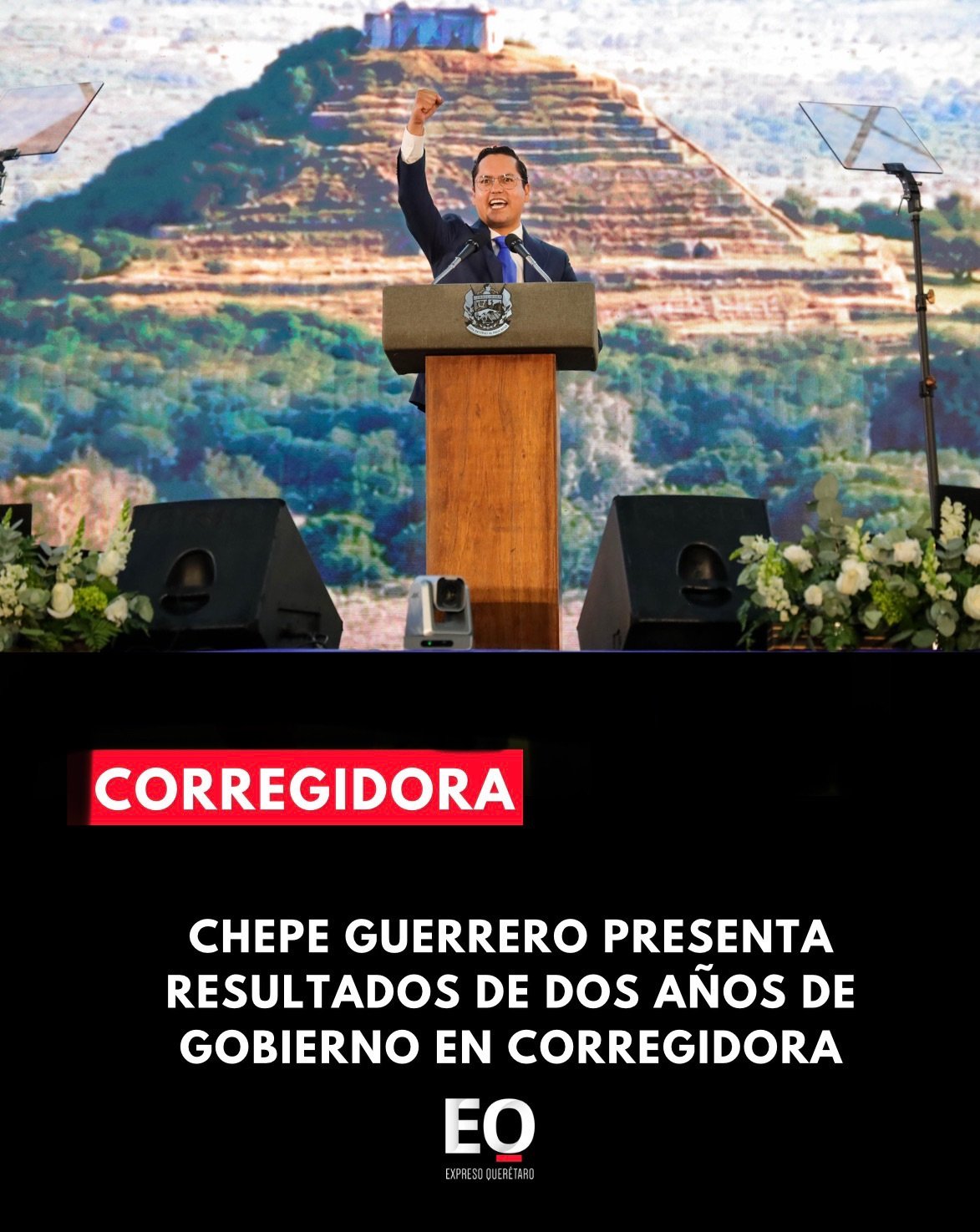 Chepe Guerrero presenta resultados de dos años de gobierno en Corregidora