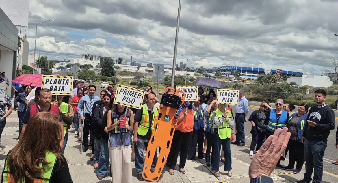 3 minutos con 15 segundos: así respondió el Congreso de Querétaro ante simulacro de sismo