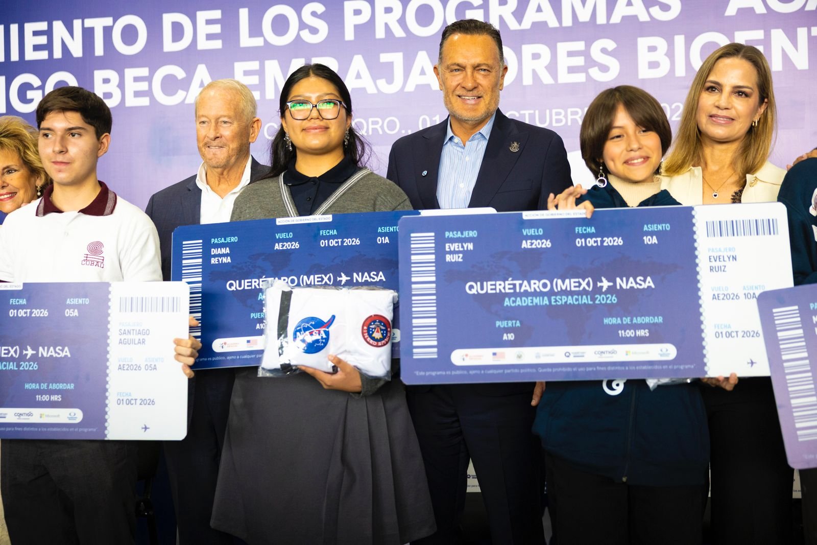 Talento queretano despega: 10 jóvenes viajarán a la NASA y 8 estudiarán Big Data en Estados Unidos