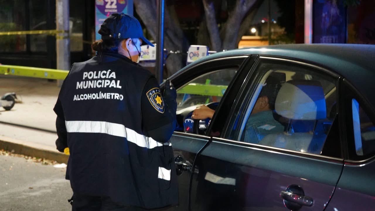 24 hombres, cinco mujeres y un menor: el saldo de detenidos del alcoholímetro este fin en Querétaro