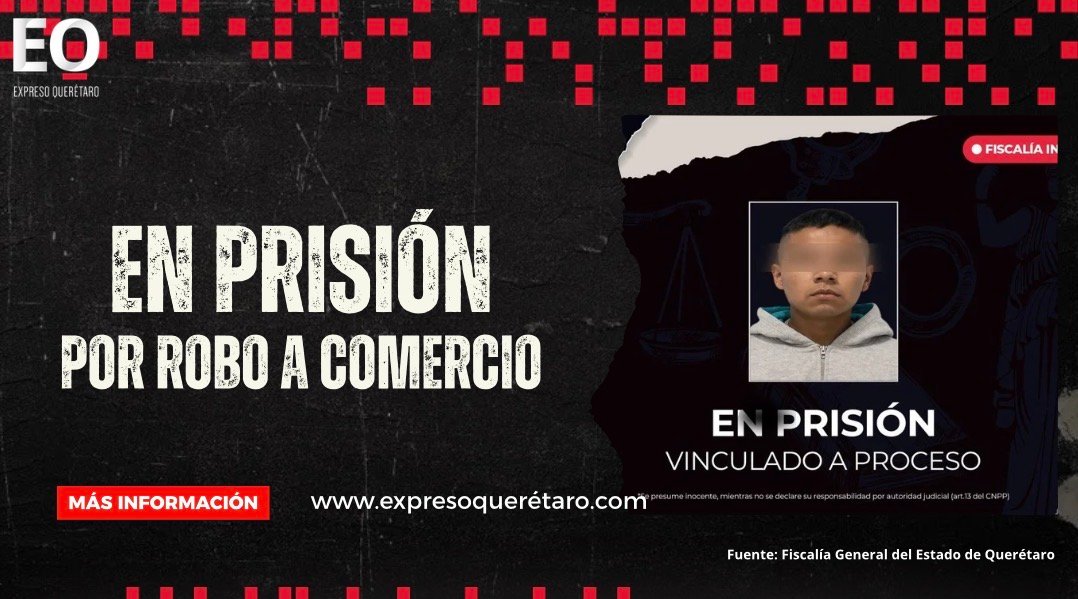 Fiscalía esclarece robo a comercio ocurrido en septiembre en TX; imputado queda en prisión preventiva