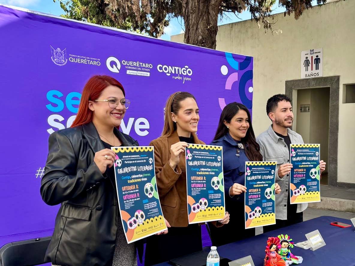 Se acerca el Día de Muertos y también los premios: lanzan concurso de calaveritas literarias en Querétaro