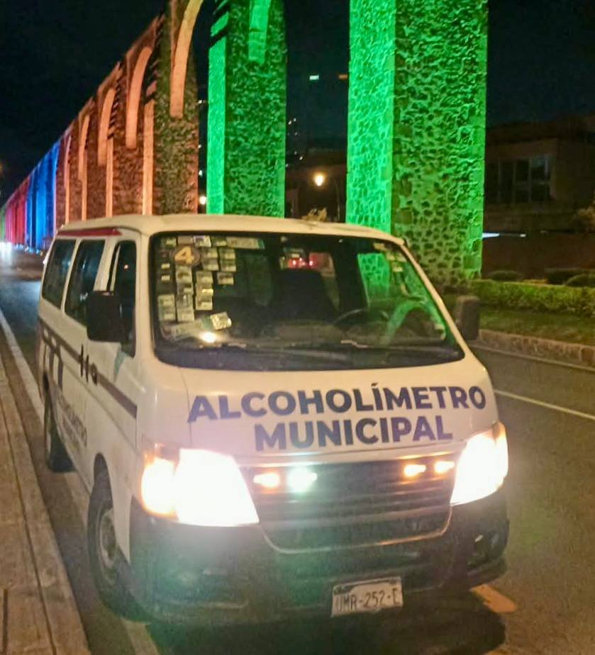 Operativo alcoholímetro deja 34 personas sancionadas en Querétaro