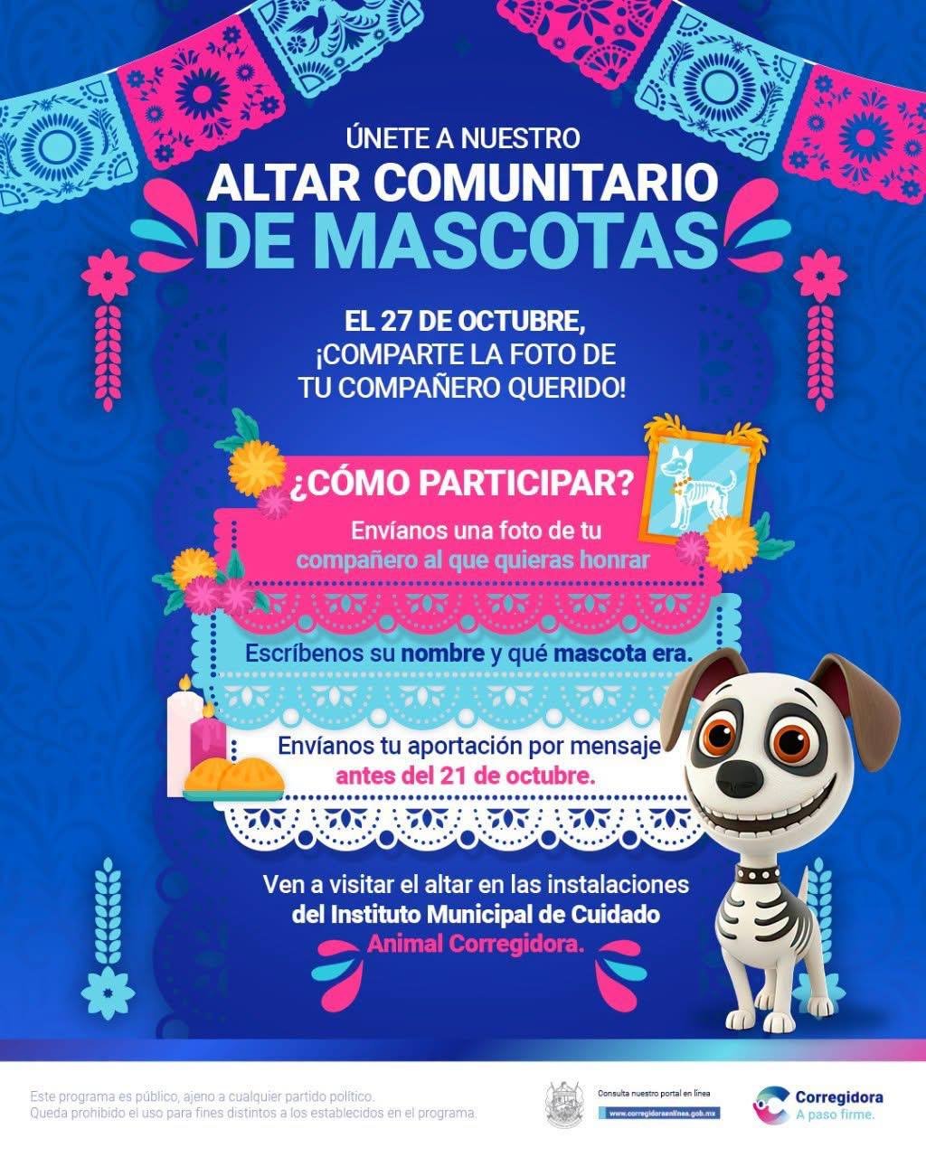 Croquetas en la ofrenda, preparan en Corregidora altar para las mascotas que dejaron huella