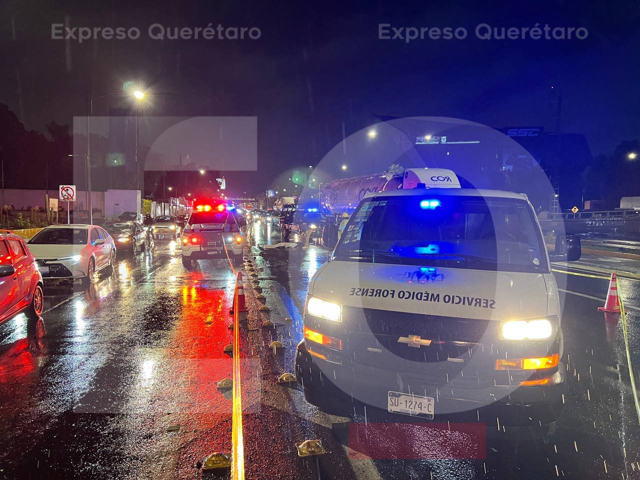 Hombre muere atropellado al intentar cruzar los carriles centrales de Paseo 5 de Febrero