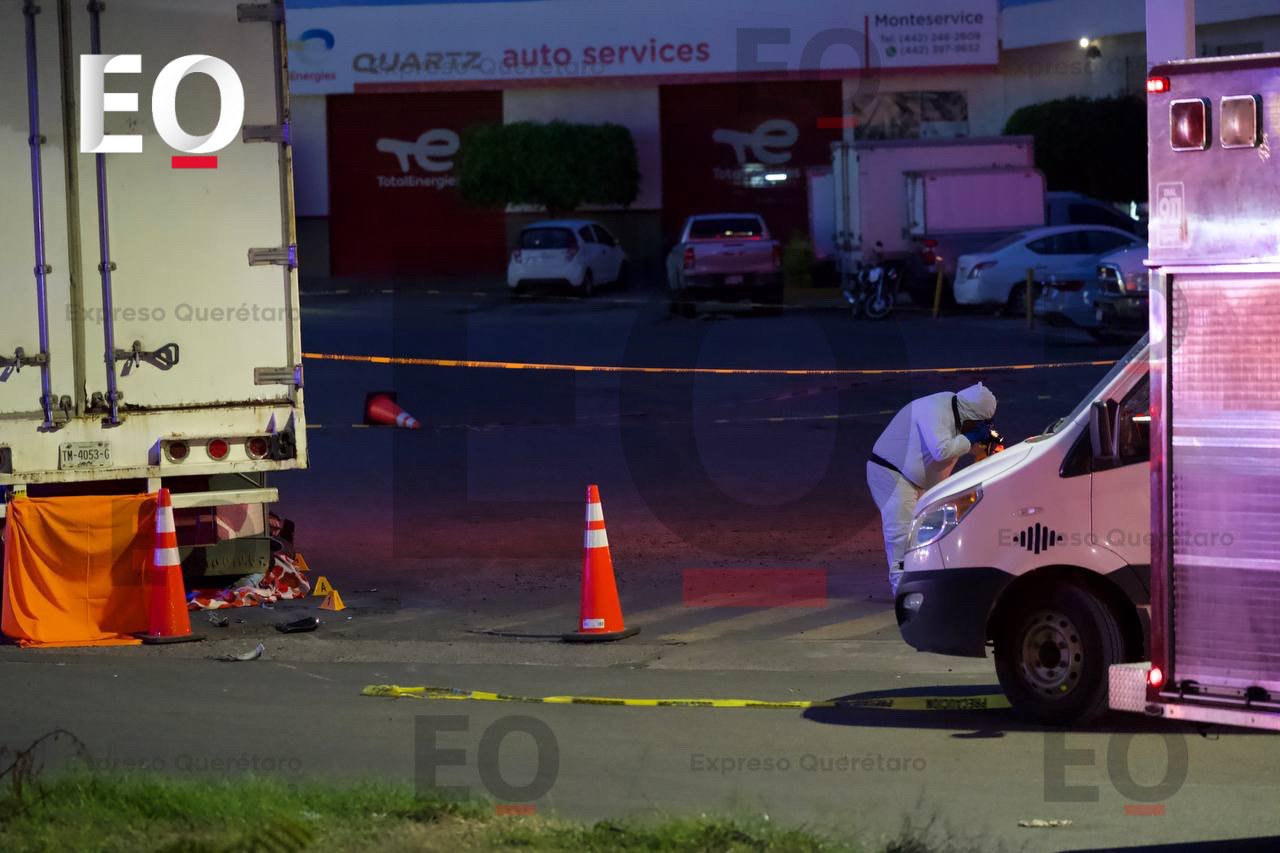 Muere motociclista arrollado por un camión en avenida 4