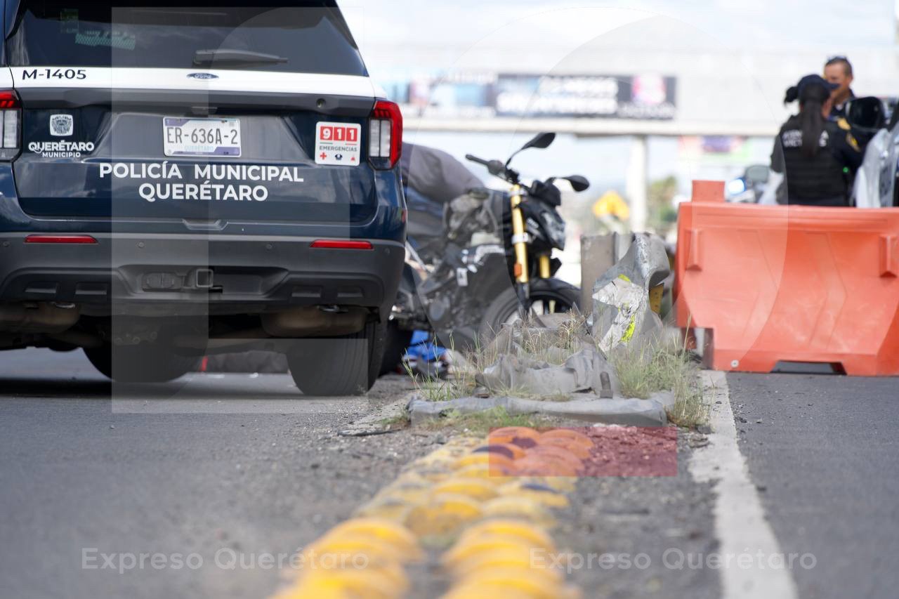 Luego de 50 minutos de reanimación, fallece motociclista accidentado en 5 de febrero y Tremec