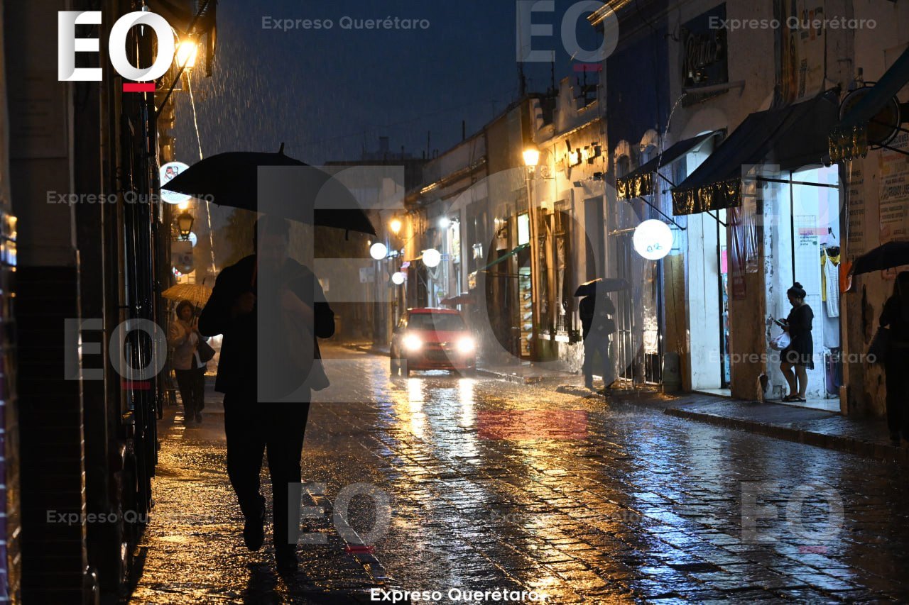 Prevén lluvias intermitentes y mañanas frescas durante el fin de semana en Querétaro