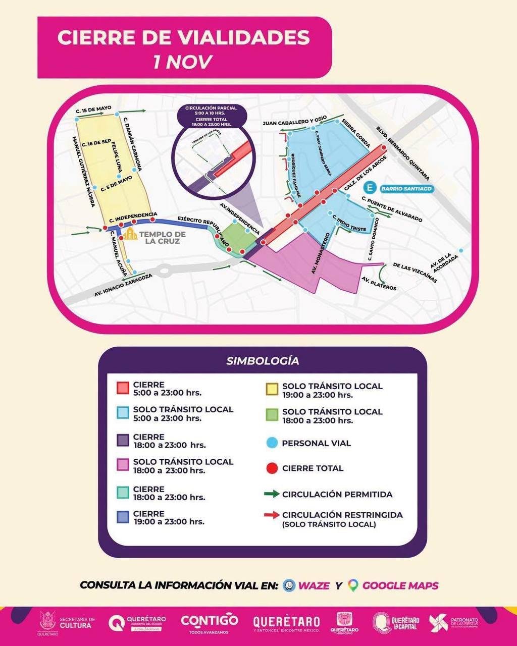 Listo el desfile de catrinas en el centro, estas son las calles que serán cerradas